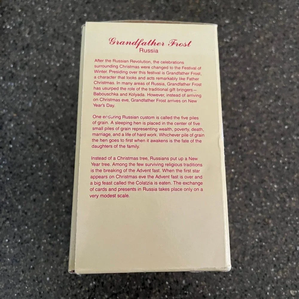 Vintage Grandfather Frost Russia figurine w/ box - Picture 4 of 6